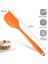 4lü Silikon Spatula Seti Yanmaz Yapışmaz Çizmez Fuşya-Kırmızı-Turuncu-Mor 27cm 5