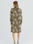 Boyun Ve Yaka Detaylı Desenli Günlük Elbise Standart Renk K2011065_089 4