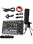 Podcast Mikrofon Paketi, F998 Canlı Ses Kartı Kiti ile BM-800 Kondansatör Mikrofon, Pc Telefon Stüdyo Kaydı ve Yayıncılığı Için Ses Değiştirici ve Mikser F998+SIYAH Mikrofon+Tripod 1