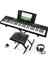 Melody 61 Başlangıç Seviyesi Piyano Klavye 61 Tuş, Hoparlör, Stand, Bank, Kulaklık, Tablet/nota Standı, 300 Ses ve Müzik Dersleri ile Birlikte 1