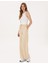 Kadın Bej Loose Fit Kanvas Pantolon 50318198-VR011 3