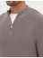 Erkek Açık Gri Melanj Slim Fit Dik Yaka Fermuarlı Triko Kazak 50317363-VR091 7
