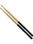 Super 5b Hickory Davul Çubukları - Ahşap Uç 1