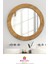 Antik Ahşap Dekoratif Ayna Yuvarlak Ayna Duvar Aynası Banyo Lavabo Aynası (Medium) 3
