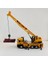 Metal Kasa Sesli ve Işıklı Çek Bırak Inşaat Araçları Serisi Kule Vinç Kepçe 30 cm (Kule Vinç) 1