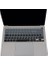 Macbook Air M1 13INÇ Klavye Koruyucu Türkçe Q Ombre A2179 A2337 ile Uyumlu Siyah Gri 3