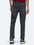 Gri Slim Fit Denim Pamuk Karışımlı Pantolon 4