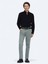 Açık Haki Slim Fit Denim Pamuk Karışımlı Pantolon 1