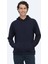 Lacivert Kapüşonlu Sweatshırt 6