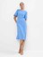 Adel Bisiklet Yaka Regular Fit Mavi Renk Elbise 1