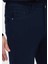 Lacivert Düz Dokuma Slim Fit Casual Pamuk Karışımlı Pantolon 3