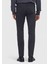 Antrasit Düz Örme Slim Fit Casual Pamuk Karışımlı Pantolon 5
