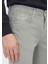 Açık Yeşil Düz Slim Fit Denim Pamuk Karışımlı Pantolon 3