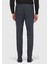 Antrasit Düz Dokuma Modern Fit Casual Pantolon 4