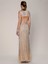 Sırt Dekolteli Boncuk İşlemeli Maksi Boy Elbise Bej K1961104_024 4