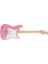 Squier Sonic Stratocaster Ht H, Maple Fingerboard, Beyaz Pickguard, Flaş Pembe 1