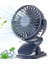 Masaüstü Şarjlı Klipsli 360 Derece Dönebilen Portatif Vantilatör Soğutucu Klima Sessiz Tutacaklı Fan 2
