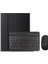 Samsung Galaxy Tab A 8.0 2019 T290 T295 ile Uyumlu Bluetooth Klavye ve Mouse + Standlı Kılıf - Bkk6 1