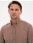 Erkek Vizon Slim Fit Uzun Kollu Gömlek 50316751-VR052 2