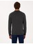 Erkek Antrasit Melanj Slim Fit Polo Yaka Düğmeli Triko Kazak 50318036-VR081 5