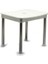 M-KV33-01 Okaliptus Tabure, Maks. 100 kg Kapasite, 37 x 34 x 30 Cm, Beyaz 1