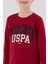 U.s. Polo Assn Uzun Kol Pijama Takım US2203-4 Bordo 3