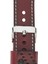 Apple Watch Uyumlu Deri Kordon 42-44-45MM SM25 Bordo 4