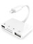 Lightning To USB Lightning Micro Sd Tf Kart Okuyucu Çevirici Dönüştürücü Adaptör 4333 1