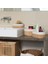 Home 3'lü Bambu Sepet Seti: Çok Amaçlı Ekmek Sepeti ve Banyo Mutfak Organizeri (Oval) 4