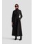 Düğmeli Elbise 25KD1702 Siyah 2