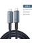 40GBPS 240W 4.0 Thunderbolt Type-C To Type-C Şarj, Data ve 8k 60Hz Görüntü Aktarım Kablosu Tip C 50CM ZR848 4