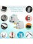 Tip G Ingiliz Adaptör Fişi – Hindistan, Ingiltere, Dubai, Hong Kong, Irlanda, Singapur, Hac ve Umre Uyumlu, 2 ve 3 Uçlu Fiş Dönüştürücü Priz, Uluslararası Seyahat Adaptörü 2
