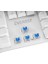 Kb-Mekanik 1 Lumos USB Rainbow Aydınlatmalı Full Anti-Ghosting Mekanik Gaming Oyuncu Klavye (Beyaz (Blue Switch)) 5
