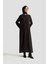 Puantiyeli Elbise 25KD1007 Siyah 2