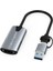 HU04A Type-C/usb A To 4K 60Hz 1080P HDMI Video Capture Yakalama Hub Adaptör 1