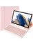 Bt Klavye Kalem Yuvası ile Taşınabilir Ayrılabilir Tablet Koruyucu Kılıf Samsung Tab A7 10.4 2020/T500/T505/T507 Pembe ile Uyumlu 1