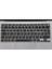 MacBook Air 13 Klavye Kılıfı – A2179 / A2337 M1 Uyumlu, Rusça Harf Baskılı, Türkçe & Uk Iso Ters L Enter, Silikon Koruma Siyah 3