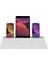 KB-BT82 Q Kablosuz Beyaz/gümüş Mac/win/android/ıos Uyumlu Bluetooth Ultra Ince 3