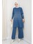 Simli Triko Tunik Pantolon Takım 1
