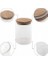 6'lı Bambu Kapaklı Cam Baharatlık Seti Vakum Kapak, 6 Adet Bambu Kapaklı Cam Kavanoz & Baharat Takımı & Baharatlık 200ML-250ML-325 ml (Vakum Kapak) (325ML 6 Adet) 5