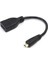Mikro HDMI Çevirici Dönüştürücü Adaptör Kablosu 15CM 1