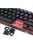 K616 Fizz Pro% 60 3 Modlu Kablolu, 2.4ghz Kablosuz, Bluetooth Mekanik Oyun Klavyesi, 61 Tuşlu Kompakt W/siyah Renkli Tuş Kapakları, Doğrusal Kırmızı Anahtar, Pro Sürücü/yazılım Destekli 4