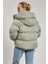 Kadın Yaka Düğmeli Kapüşonlu Şişme Mont - Mint 5
