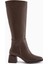 Miami Kahve Küt Burunlu Çizme 1