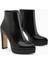 Abbie Siyah Sivri Burunlu Yüksek Topuklu Fermuarlı Bot 3