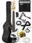 CBG-380BK 38 Inç 7/8 Ebat 10-14 Yaş Arası Genç ve Çocuk Için Amfili Bas Gitar Seti 1