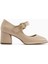 Nana Bej Tokalı Topuklu Kadın Ayakkabı 2