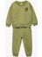 Bisiklet Yaka Baskılı Pamuklu Yeşil Erkek Bebek Alt-Üst Takım 6WMB10057TK 1