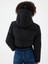 Crop Siyah Kadın Mont LF2040788 4
