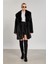 Kadın Peluş Kaban - Siyah 4
